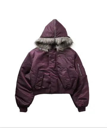 N-2B 플라이트 밀리터리 컴팩트 충전솜 재킷 나일론/인조 가죽