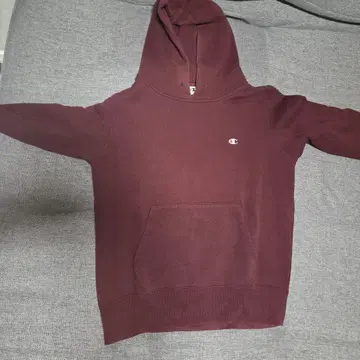 Champion Women's LL 버건디 후드티