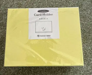 천연 가죽 명함지갑 피카츄 Pokemon 포켓몬 미개봉 새상품