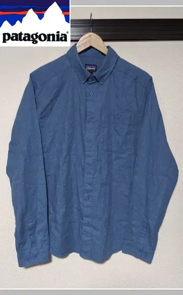 [patagonia] 버튼 다운 셔츠/긴팔/무지/오가닉/로고/새상품급