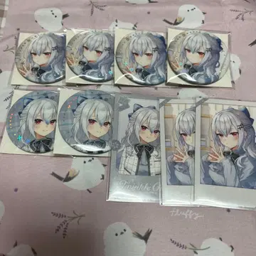 니지산지 Twinkle gifts 하카세 후유키 캔뱃지 폴라로이드