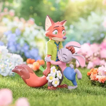 주토피아 2 Flower World 닉 주디 피규어