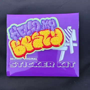BE:FIRST 복슬복슬 자수 스티커 Hello My 'BESTY'