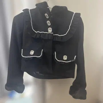 ManonMimie 마논 도쿄 후디 퍼 숏코트