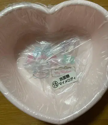 하트형 세면대 산리오 캐릭터 마이멜로디