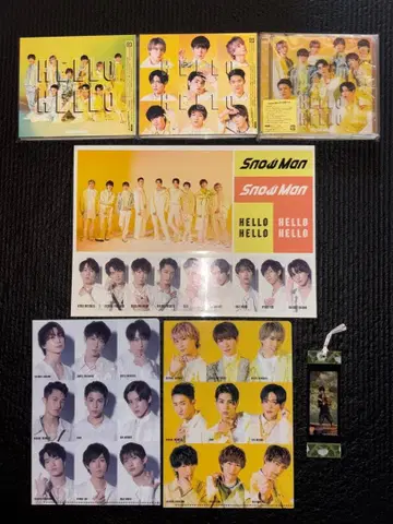Snow Man HELLO HELLO CD+DVD 세트