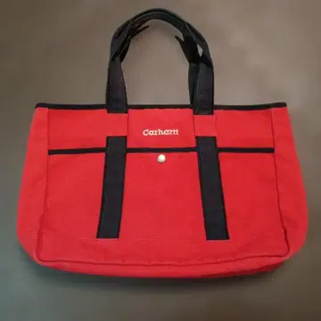Carhartt 레드 토트백