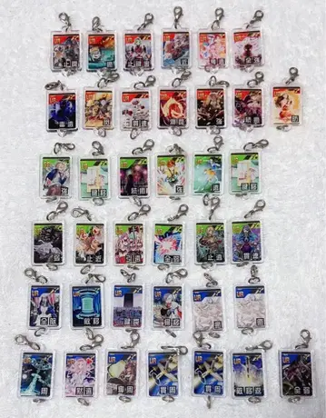 나침반 스킬 카드 아크릴 키링 세트 38장 있습니다