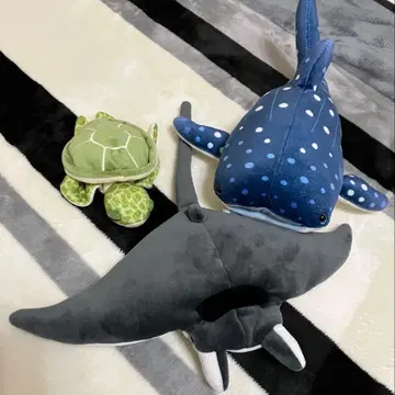 카이유칸 봉제 인형 가오리 진베이 상어