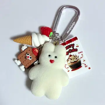 주렁주렁 키링 자라자라 가챠가챠 mojojojo 화이트