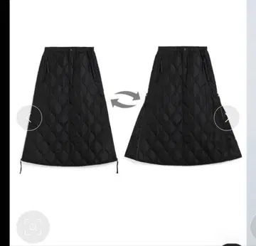 [ 새상품급 ] 타이온 밀리터리 가제트 다운 스커트 XS