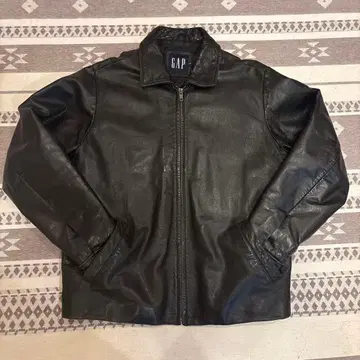 80s 올드 GAP 싱글 라이더 가죽 재킷