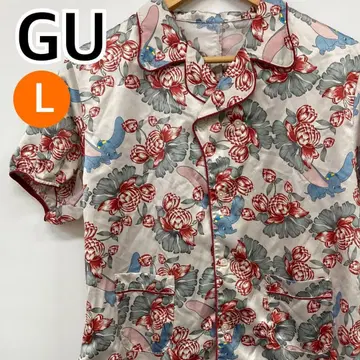 GU 반팔 파자마 덤보 핑크 여성용 L 사이즈 [ CT1902 ]