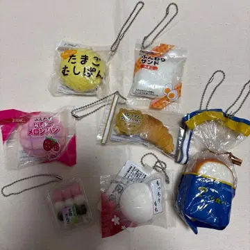 미니빵 스퀴즈 키링 홀더 세트