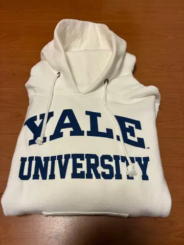 YALE 챔피온 리버스 위브 빨간색 택 XL