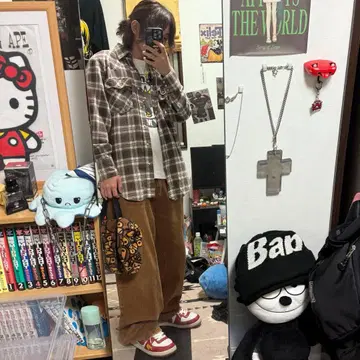 mason prince mpstudio baggy denim brown