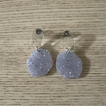 sAn 홋카이도 한정 Roofoo 라벤더 귀걸이