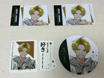 기븐 애니메이트 카페 트레이딩 금박 카드 스티커 세트 히이라기