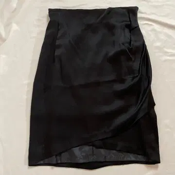 란체티 NUOVO 블랙 타이트 스커트 실크 혼방 42