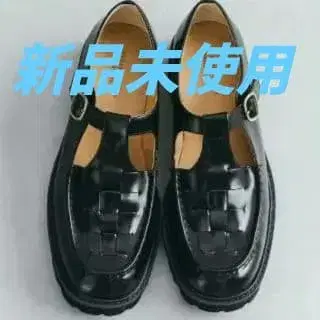 스트랩 슈즈 블랙 23.5cm