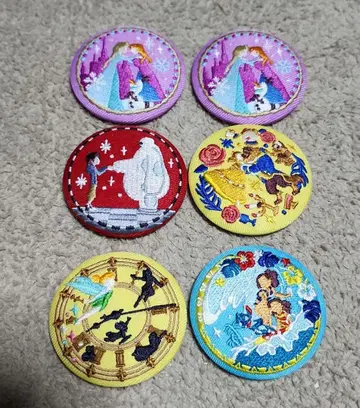 디즈니 자수 캔 배지 2