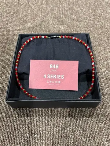 846 4 SERIES 목걸이 레드