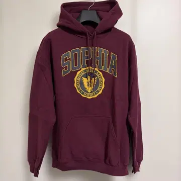 조치대학 SOPHIA 후드티 맨투맨 저지 크림슨