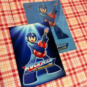 B31 록맨 30th LIVE 팜플렛 클리어 파일 세트