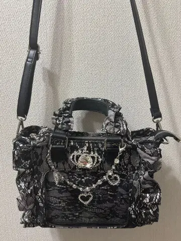 Palelfy 오로라 레이스 미니 공주 이타백 블랙 이타백