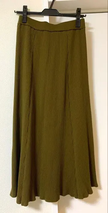 니트 롱 스커트