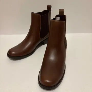 [ 새상품급 ] fauve 리갈 사이드 고어 부츠 숏 브라운 24.0cm