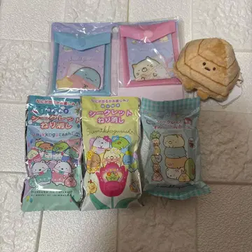 스미코구라시 봉제 인형 액세서리 4점 세트