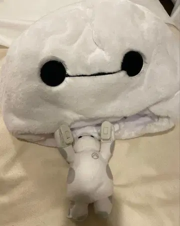 베이맥스 팬캡 프리 사이즈 어깨 탑승 키링 세트 붙이기