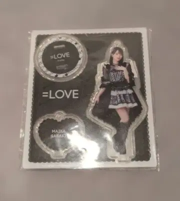 =LOVE 사사키 마이카 아크릴 스탠드 블랙 의상