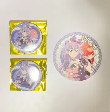 너와 아이돌 프리큐어 큐어 아뮤르 루루 캔뱃지 코스터