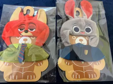 주토피아 닉 주디 유니베어시티 봉제 인형 코스튬 판초