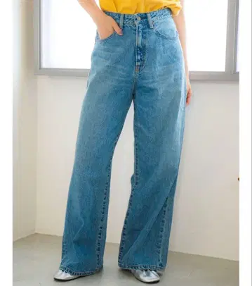 ungrid 빈티지 루즈 와이드 데님