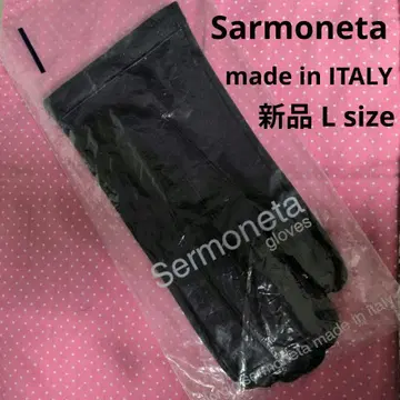 이탈리아제 가죽 장갑 Sermoneta 블랙 장갑