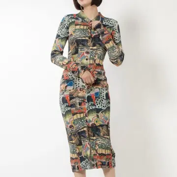 Desigual 크리스찬 라크로와 태피스트리 미디 원피스