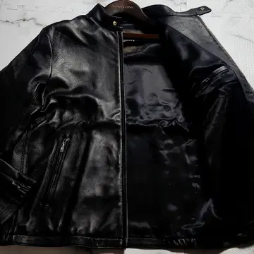 레어 사이즈 44 XXL 상당 매킨토시 라이더 자켓 양가죽