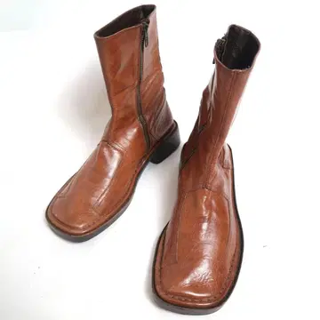 alberto fermani 이탈리아제 스퀘어토 사이드 지퍼 부츠