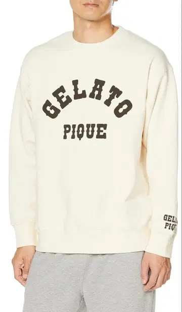 젤라피케 칼리지 로고 풀오버 리사이클 쭈리 트레이닝복 맨투맨