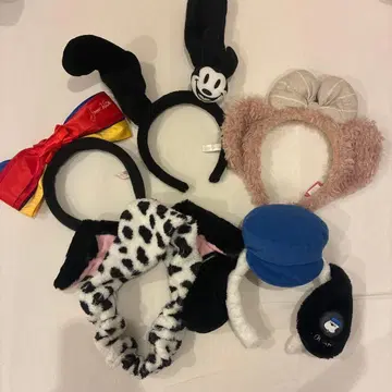 디즈니 USJ 머리띠 5개 세트