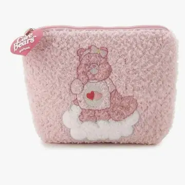 새상품 스나이델 홈 Care Bears 케어베어 니트 파우치 LPNK