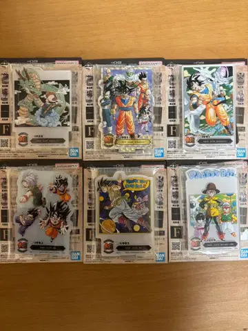 제일복권 드래곤볼 40th ~그 두 번째~ F상 6종 ACLLECT