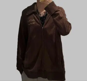 Anti Babylon 브라운 집업 자켓