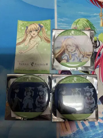 서머포켓전 츠무기 벤더스 캔뱃지 3종 세트 덤 포함