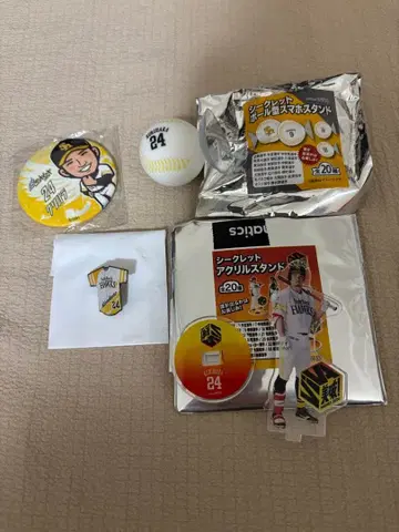 호크스 쿠리하라 캔뱃지 아크릴 스탠드 볼형 스마트폰 스탠드 핀 배지