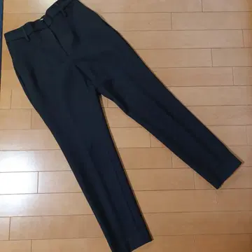 PLST 플라스테 블랙 스틱 팬츠