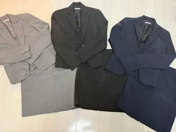 니센 스커트 수트 3종 세트 그레이 네이비 블랙